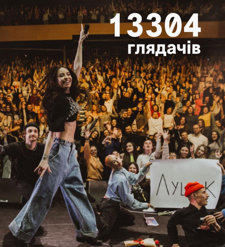 Метч на рівні «сенсів» DOROFEEVA відіграла 17 солдаутів у 17 містах України